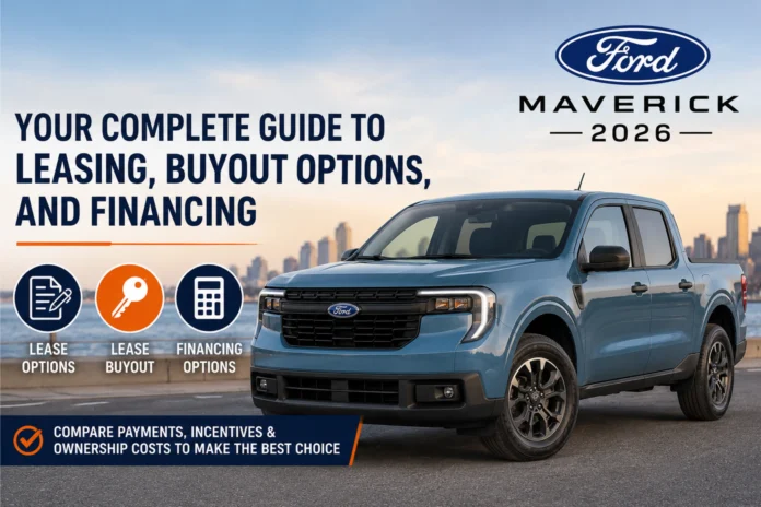 does ford lease to own ford maverick 2026